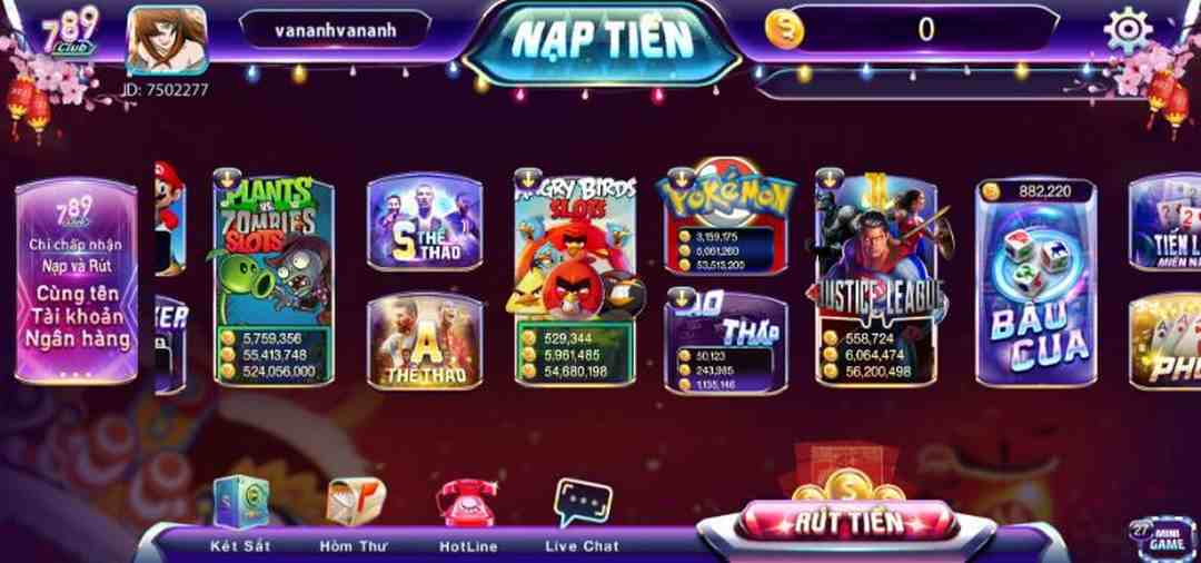 kinh nghiem choi game 789 club