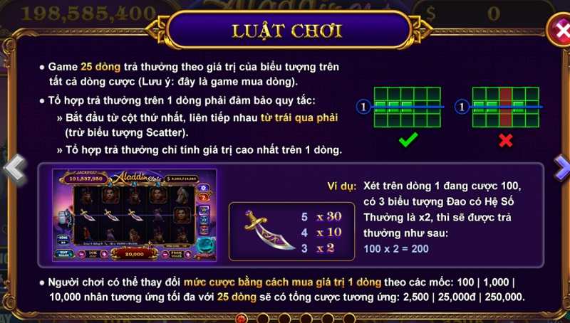 Hướng dẫn chơi Aladdin Slot 789 Club - Mừng xuân mãnh hổ, bùng nổ tiền tài