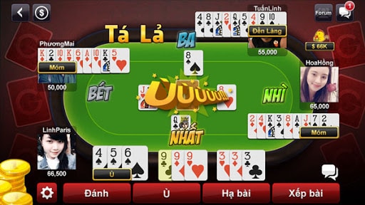 Hướng dẫn chơi đánh bài Phỏm Tá Lả online cho người mới